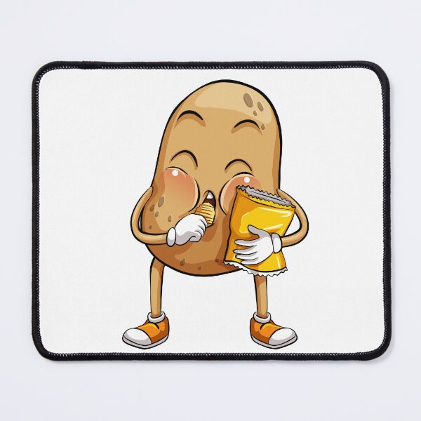 Item preview, Potato eating chips designed and sold by Design Kingdom.