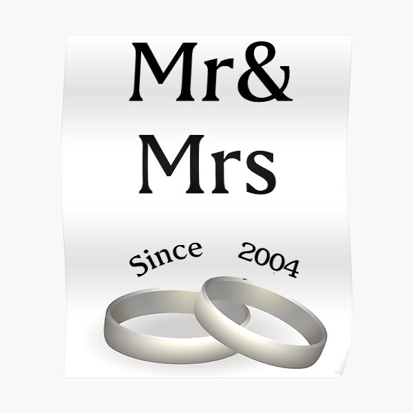 13th Wedding Anniversary Posters Redbubble