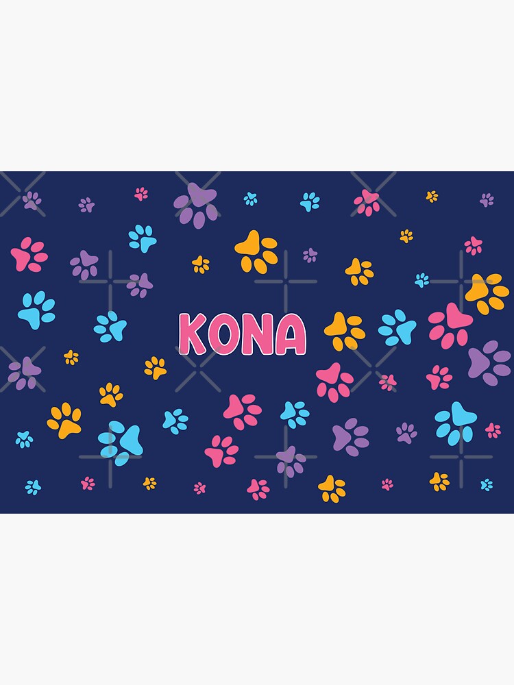 "Kona Pet Name" Sticker for Sale by VintagePathway Redbubble