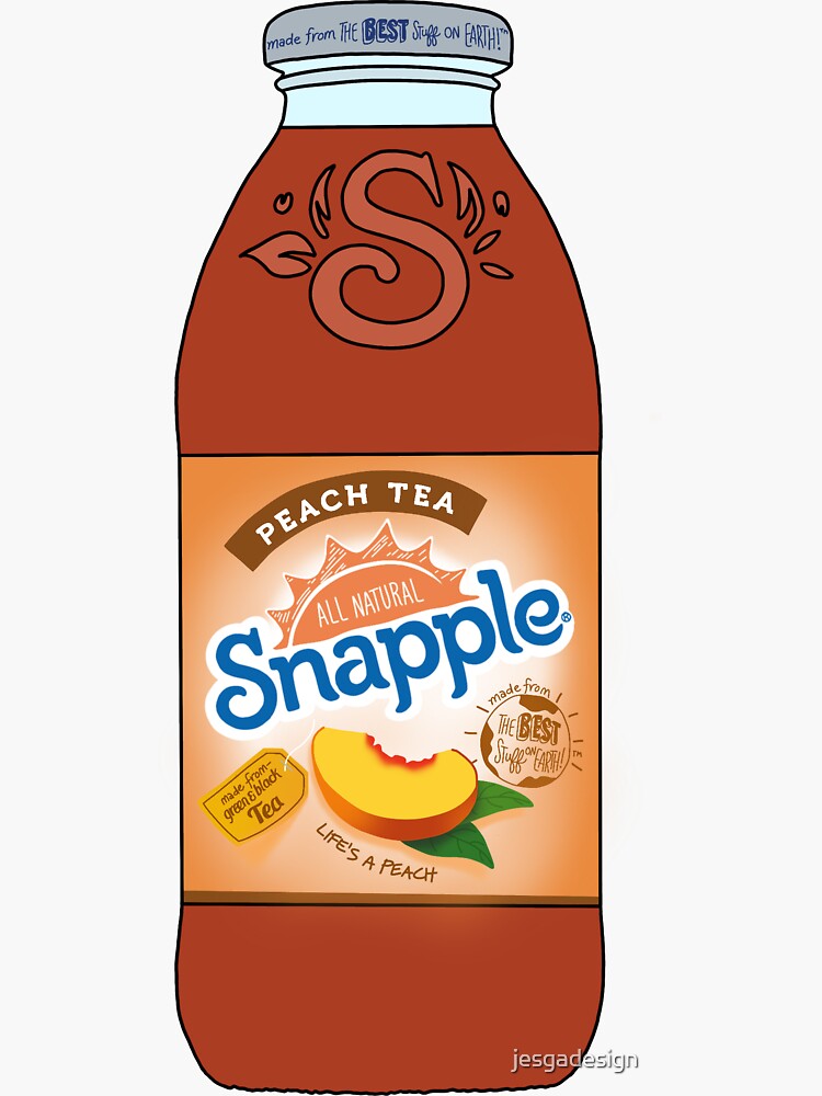 Snapple Peach Iced Tea, Drink Glass