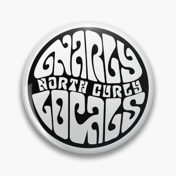 Item preview, Vintage North Curly (black & white) designed and sold by GnarlyLocals.