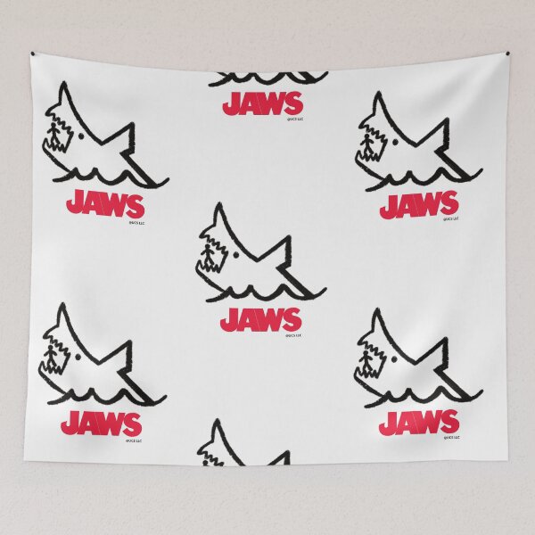 Item preview, Jaws the movie vintage jaws drawing jaw vintage sharks  designed and sold by Tropical Blood.