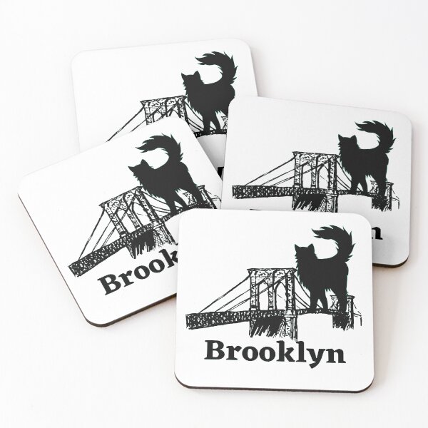 Item preview, For cat lovers. Surreal giant cat in the city in Brooklyn, New York. Catzilla. designed and sold by EMIPRINCESS.