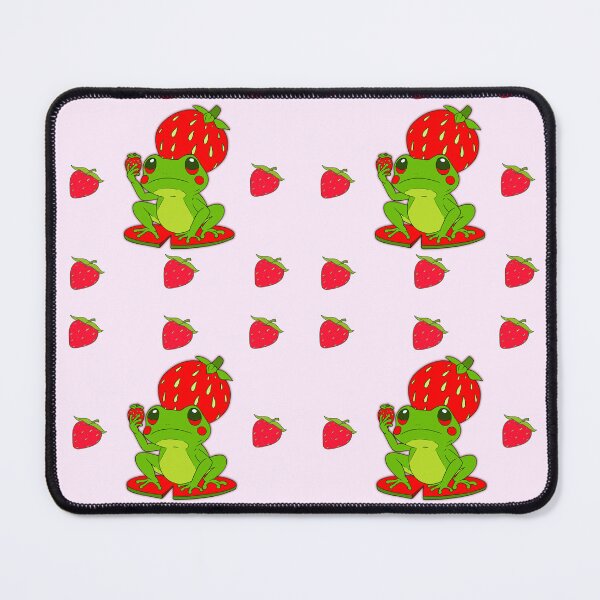 Item preview, Strawberry Frog with Strawberry designed and sold by TheFoxyWolfShop.
