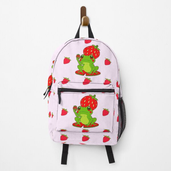 Item preview, Strawberry Frog with Strawberry designed and sold by TheFoxyWolfShop.