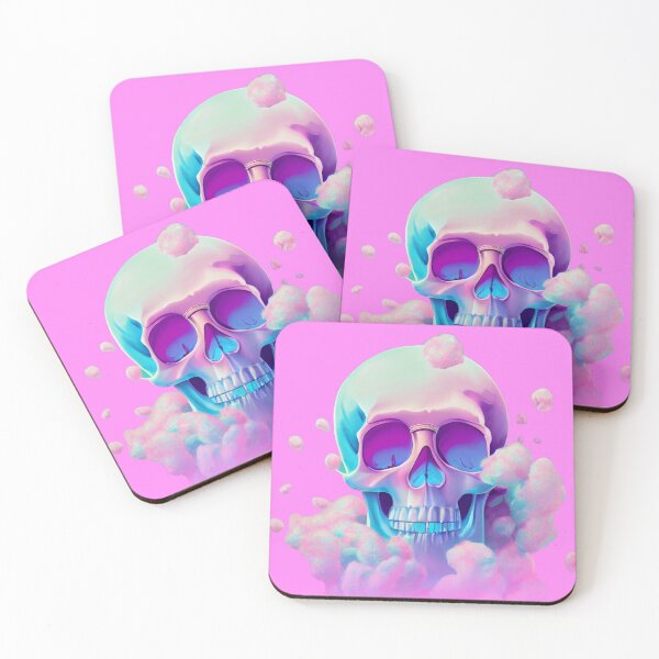 Item preview, Cotton Candy Sugar Skull designed and sold by ArtAT.