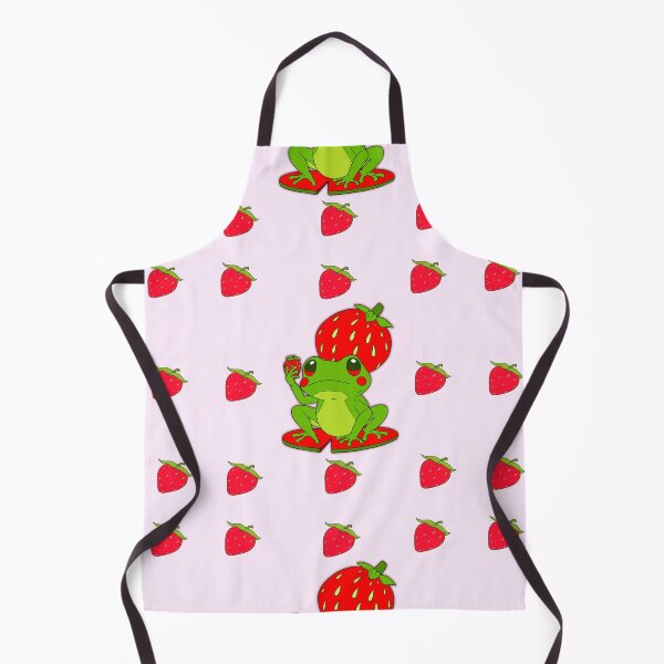 Item preview, Strawberry Frog with Strawberry designed and sold by TheFoxyWolfShop.