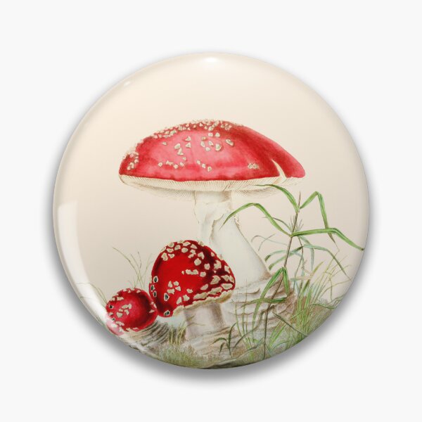 Item preview, Agaricus Muscarius Mushroom - Vintage Illustration  designed and sold by chrisbagel.