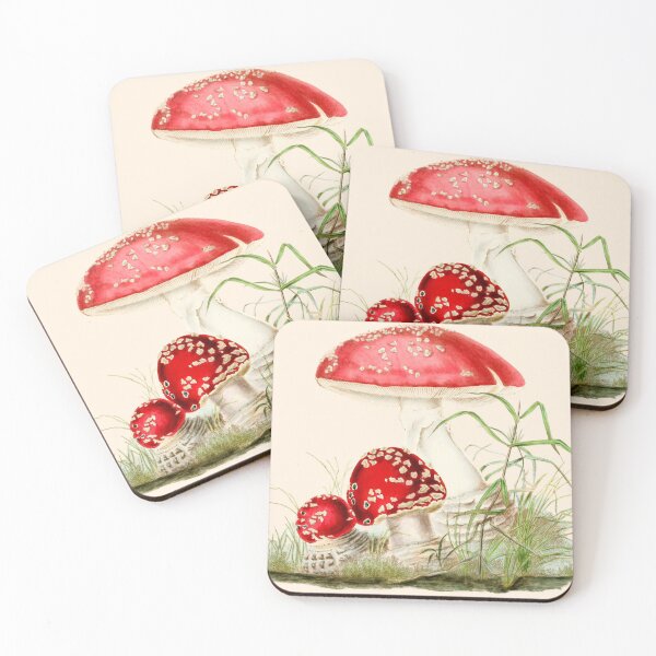 Item preview, Agaricus Muscarius Mushroom - Vintage Illustration  designed and sold by chrisbagel.