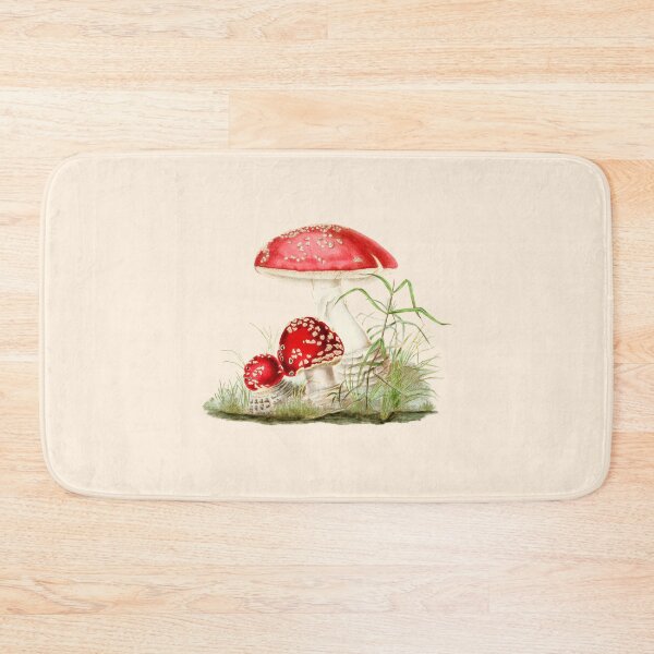 Item preview, Agaricus Muscarius Mushroom - Vintage Illustration  designed and sold by chrisbagel.