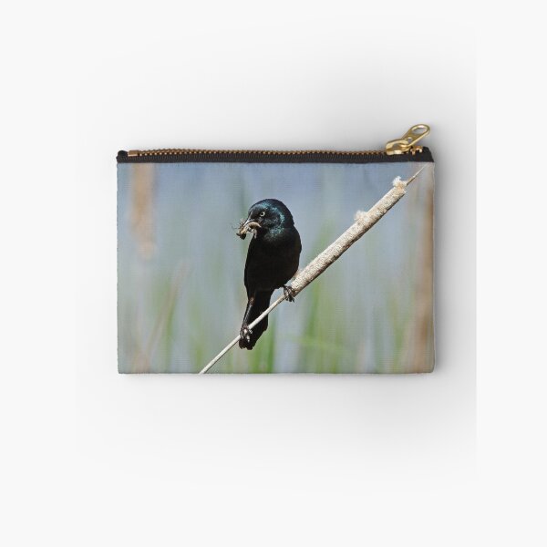 Item preview, Grackle On Cattail designed and sold by Debbie Oppermann.