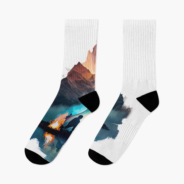Item preview, Adventure Awaits: Camping Under the Mountain Peaks with the One You Love designed and sold by MrBeerholder.