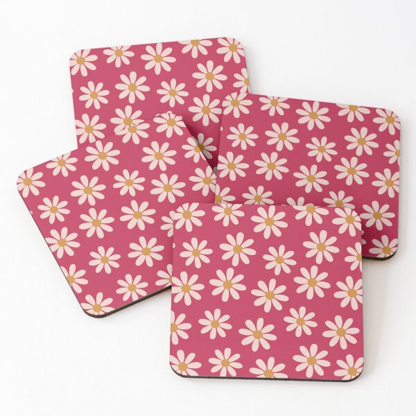 Item preview, Viva Magenta Daisies Pantone Color of the Year 2023 designed and sold by ClaudiaFlores.