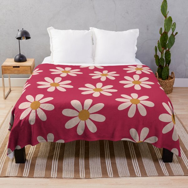 Item preview, Viva Magenta Daisies Pantone Color of the Year 2023 designed and sold by ClaudiaFlores.