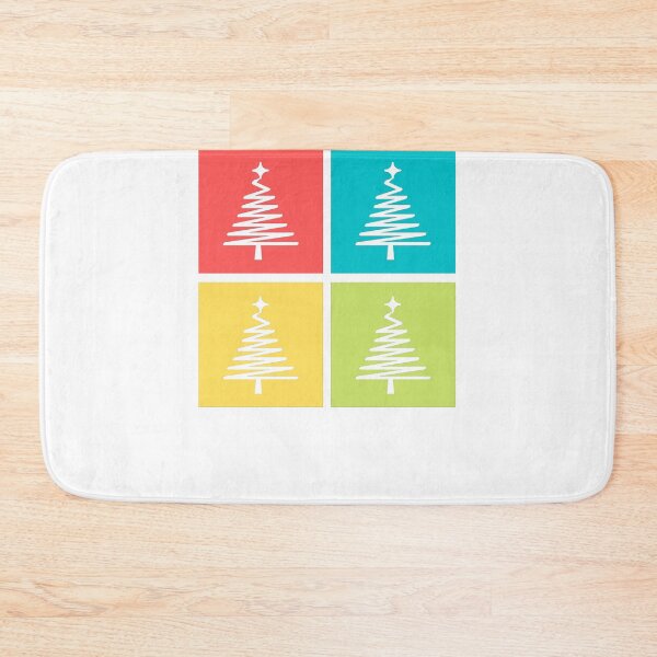 Item preview, Christmas tree | Colorful pop art blocks designed and sold by lang-popart.
