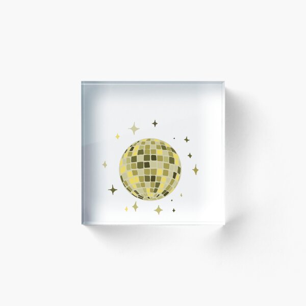 Item preview, yellow disco ball designed and sold by mckinleyc.