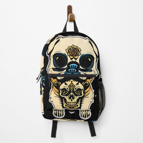 Item preview, Dia de la muerte "...Pug Skeleton...V00" designed and sold by CreArtorium.