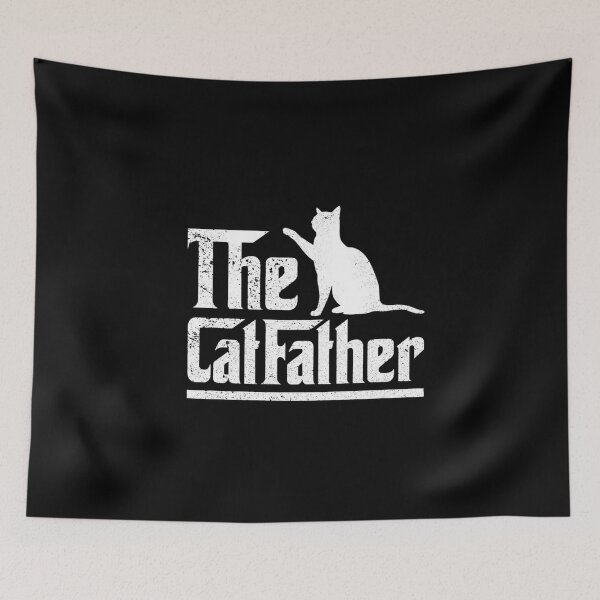 Item preview, The Catfather Funny Cat Father designed and sold by FirnandArt.