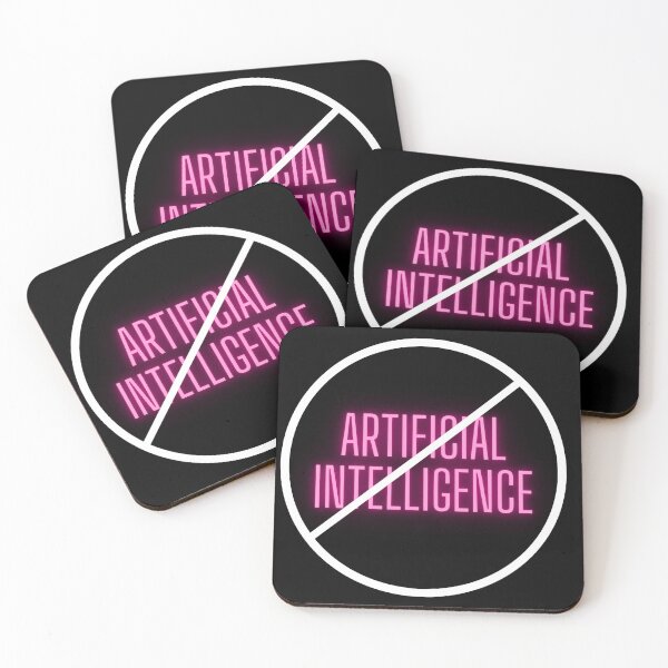 Item preview, Anti - Artificial Intelligence - Anti-Ai - funny t-shirts - Traditional Artist Support designed and sold by BunnyBizarre.