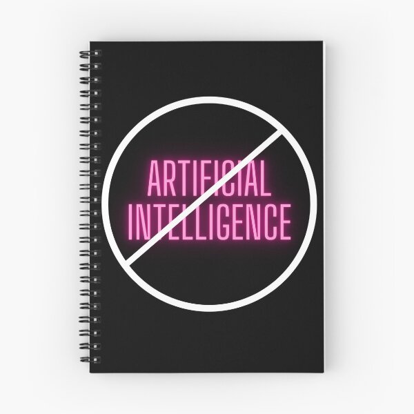 Item preview, Anti - Artificial Intelligence - Anti-Ai - funny t-shirts - Traditional Artist Support designed and sold by BunnyBizarre.