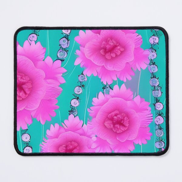 Item preview, Pink flowers background artwork designed and sold by gramizzia.