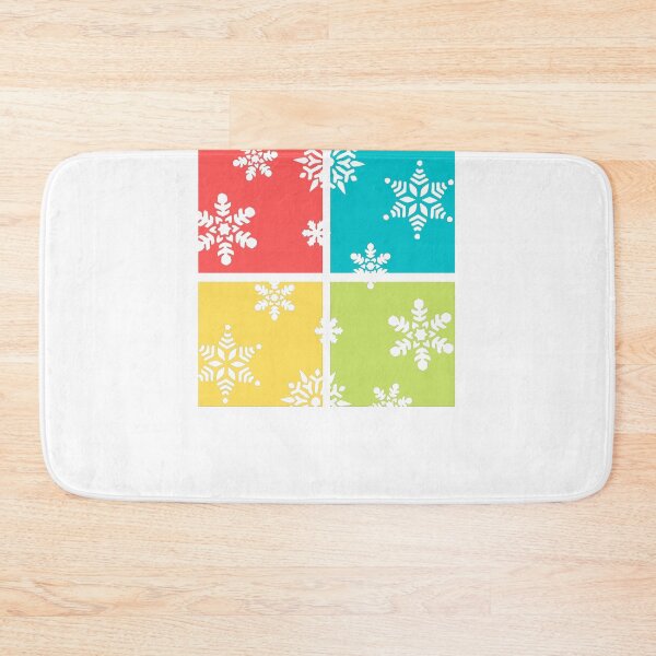 Item preview, Snowflakes | Colorful pop art blocks designed and sold by lang-popart.