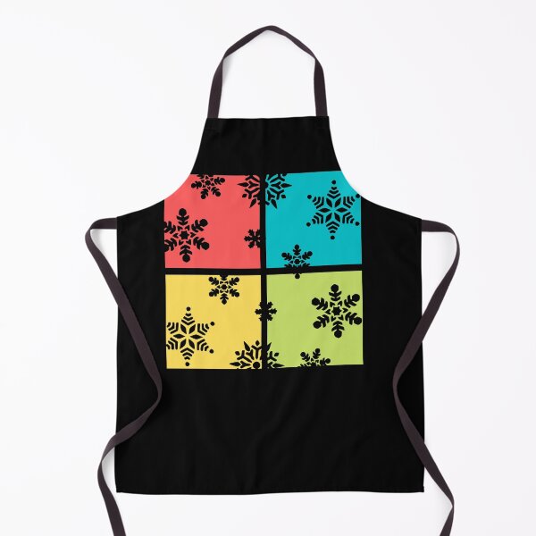 Item preview, Snowflakes | Colorful pop art blocks designed and sold by lang-popart.