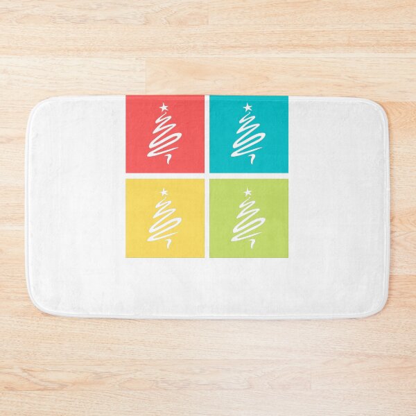 Item preview, Christmas tree | Colorful pop art blocks designed and sold by lang-popart.