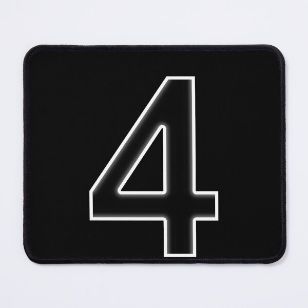Item preview, Number 4, four, fourth, digit designed and sold by SAFFORTshield.