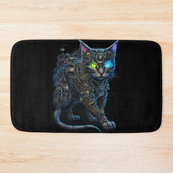 Item preview, Wired Mech Cat designed and sold by 9LivesCats.