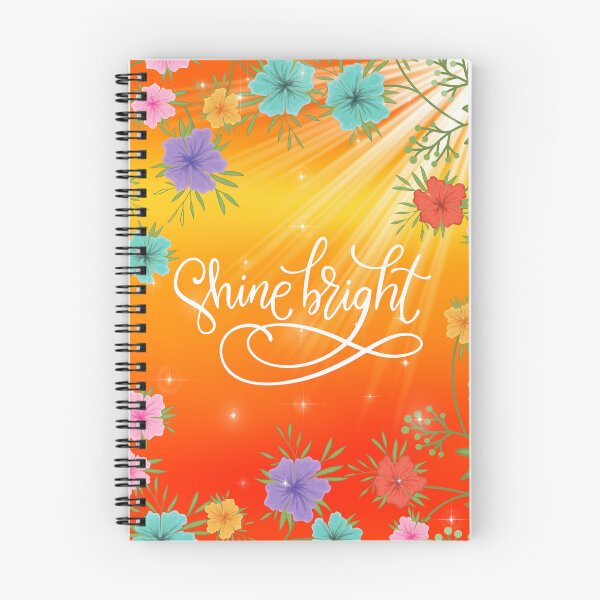 Item preview, Shine Bright.. A positive quote surrounded by tropical flowers and sunshine designed and sold by ditzy-designs.