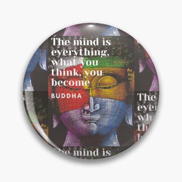 Item preview, The mind is everything, what you think you become Buddha Quote designed and sold by t1n3333.