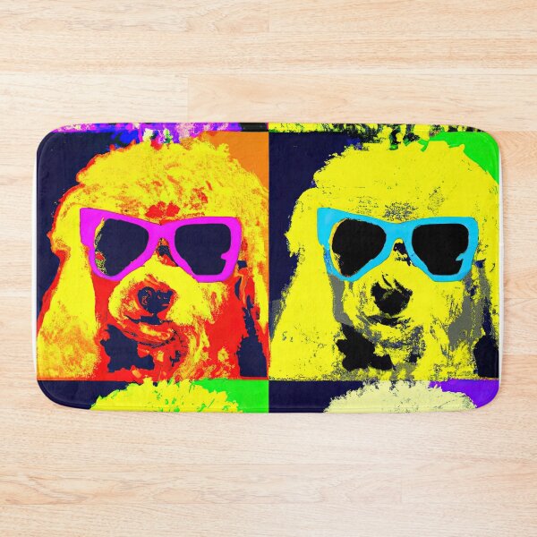 Item preview, Poodles in style of an Andy Warhol print designed and sold by AIK9Artwork.