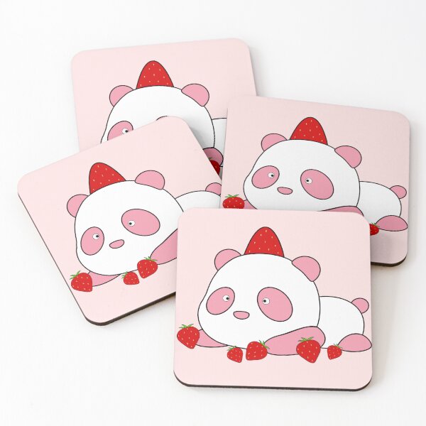 Item preview, Cute Strawberry Panda designed and sold by shadowtown.