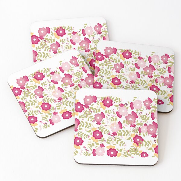 Item preview, Pink and Yellow Flowers designed and sold by Brenda  Knoll.