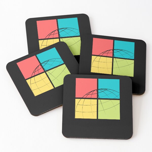 Item preview, Globe | Colorful pop art blocks designed and sold by lang-popart.