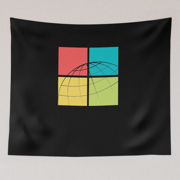 Item preview, Globe | Colorful pop art blocks designed and sold by lang-popart.