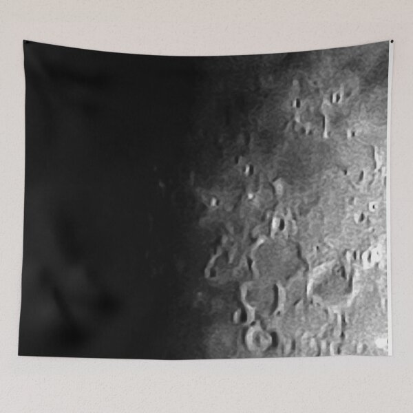 Item preview, moon surface detail black white designed and sold by TZZ014.