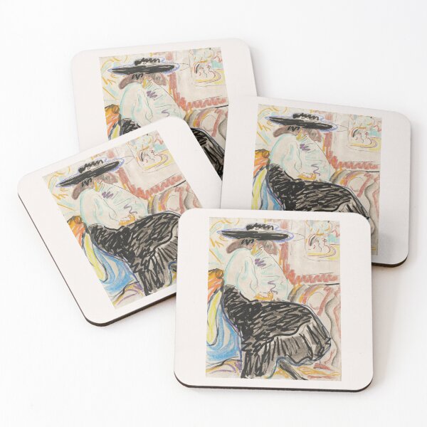 Item preview, Ernst Ludwig Kirchner  Seated Woman in the Studio  designed and sold by TeeARTHY.