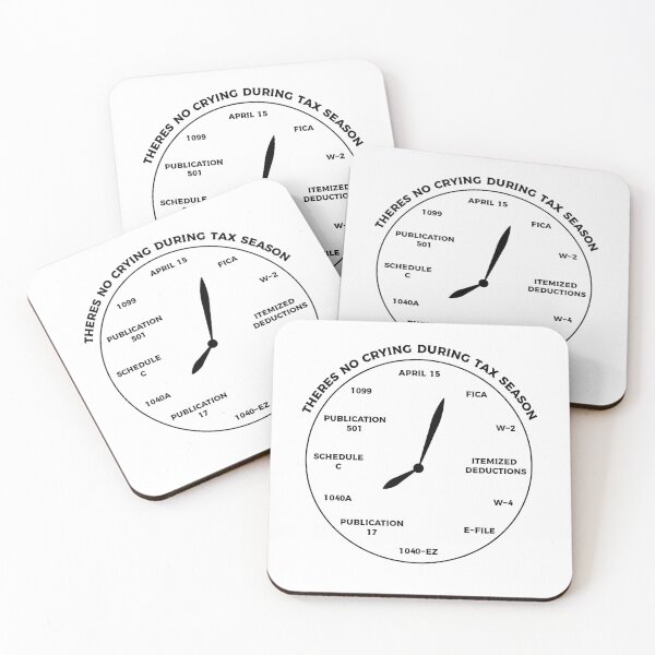 Item preview, There's no crying during Tax season clock, Gift for any Accountant during the taxing period, Bookkeeper T-shirt,CPA student Mugs designed and sold by Eddyed.
