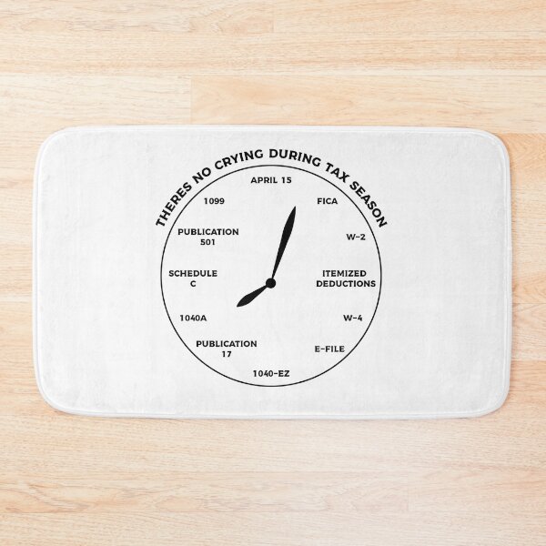 Item preview, There's no crying during Tax season clock, Gift for any Accountant during the taxing period, Bookkeeper T-shirt,CPA student Mugs designed and sold by Eddyed.