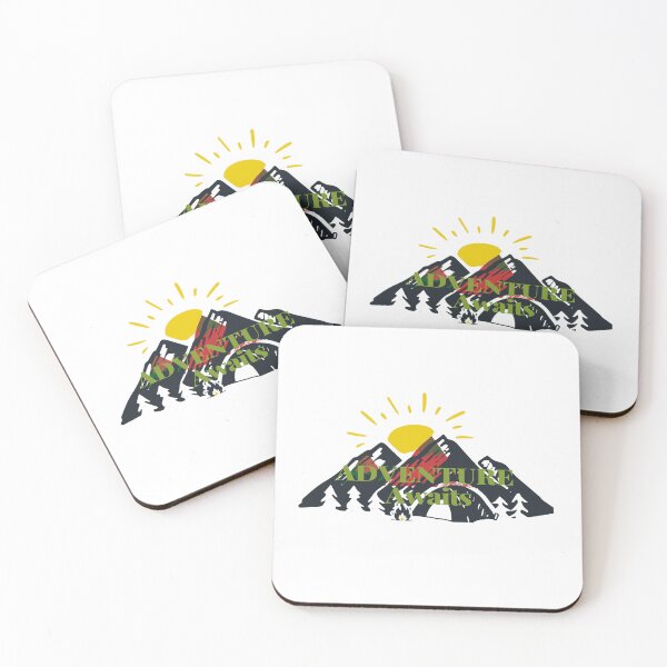 Item preview, Adventure Awaits for Camping Hiking Nature lovers designed and sold by StarStudio360.