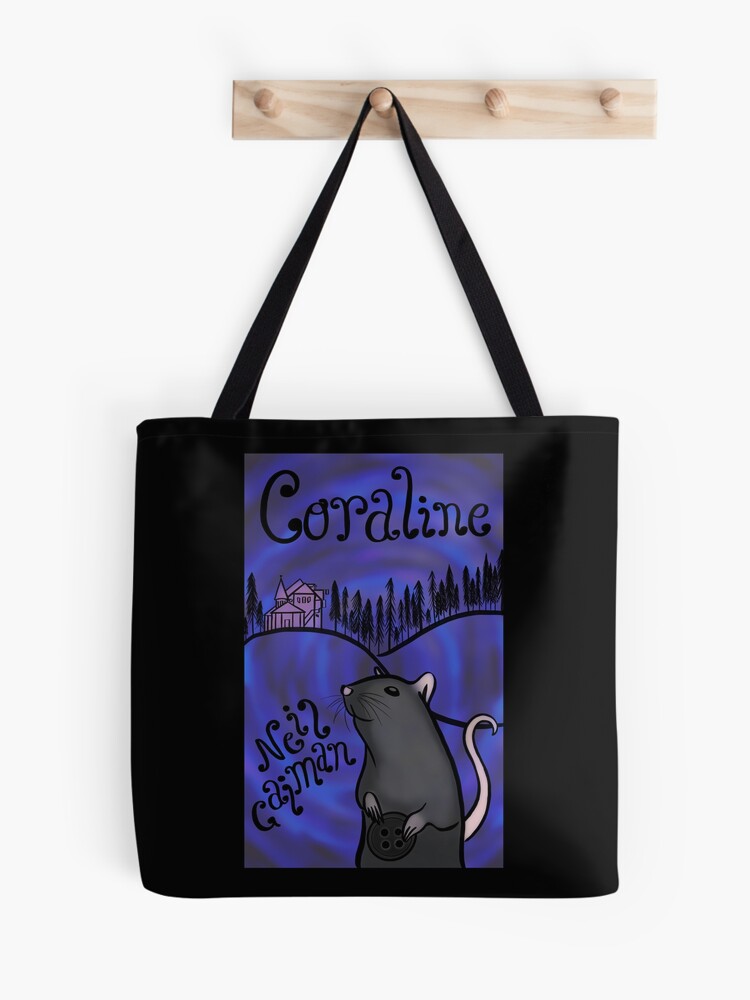 Coraline Book Cover Tote Bag for Sale by thebookishgoth