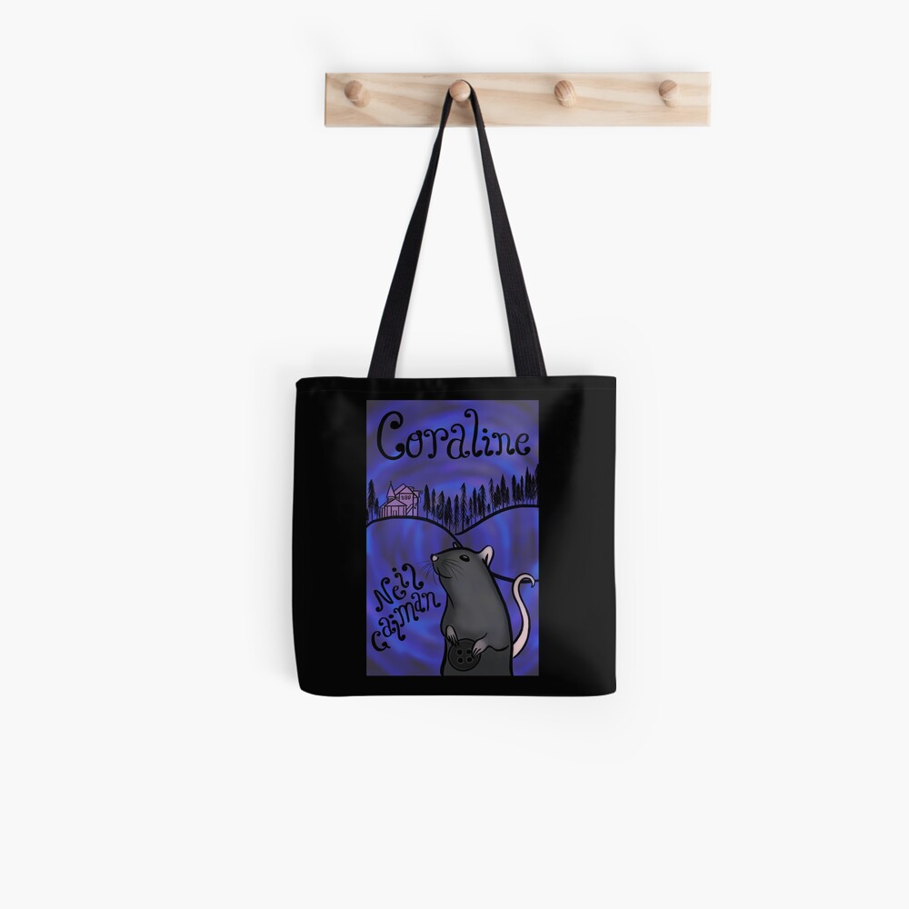 Coraline Book Cover Tote Bag for Sale by thebookishgoth