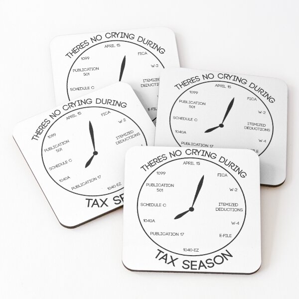 Item preview, There's no crying during Tax season clock, Gift for any Accountant during the taxing period, Bookkeeper T-shirt,CPA student Mugs designed and sold by Eddyed.