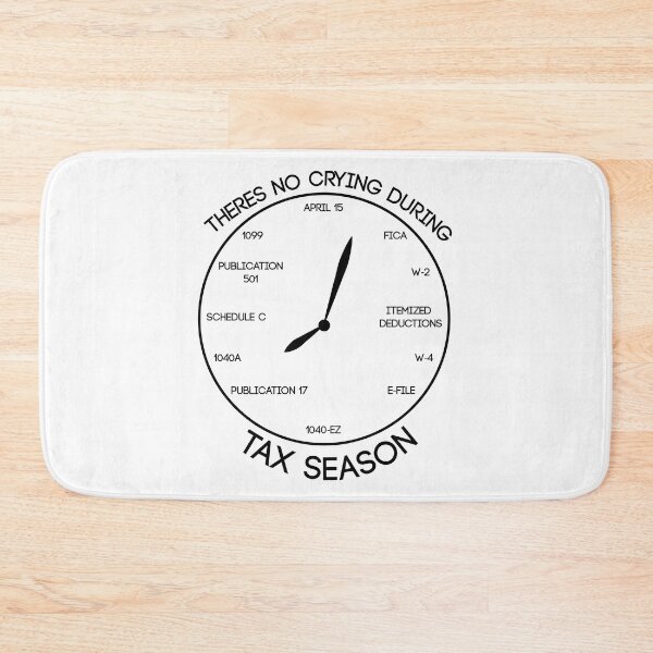 Item preview, There's no crying during Tax season clock, Gift for any Accountant during the taxing period, Bookkeeper T-shirt,CPA student Mugs designed and sold by Eddyed.