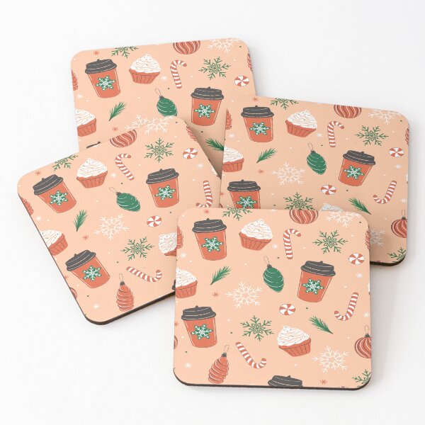 Item preview, Vintage Coffee Cup Artwork - For Party Christmas Winter designed and sold by Cupsofdreams.