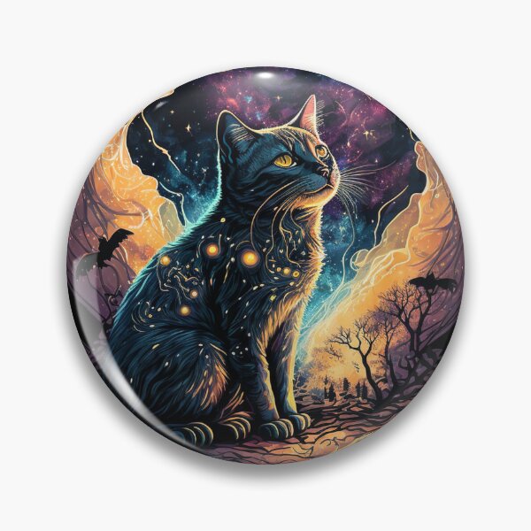 Item preview, Cosmic Dream Rift Cat designed and sold by 9LivesCats.