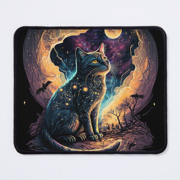 Item preview, Cosmic Dream Rift Cat designed and sold by 9LivesCats.