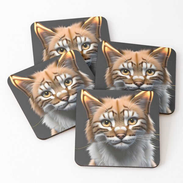 Artikelvorschau, Lynx Cat - moderne digitale Kunst entworfen und verkauft von Ai-michiart.